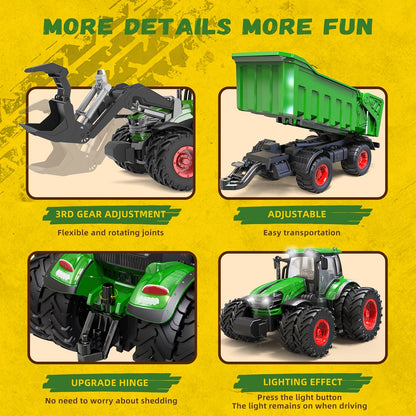 RC Tractor & Trailer Playset