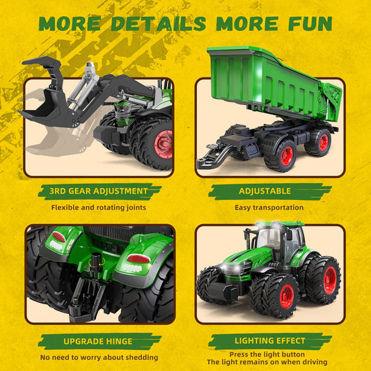 RC Tractor & Trailer Playset