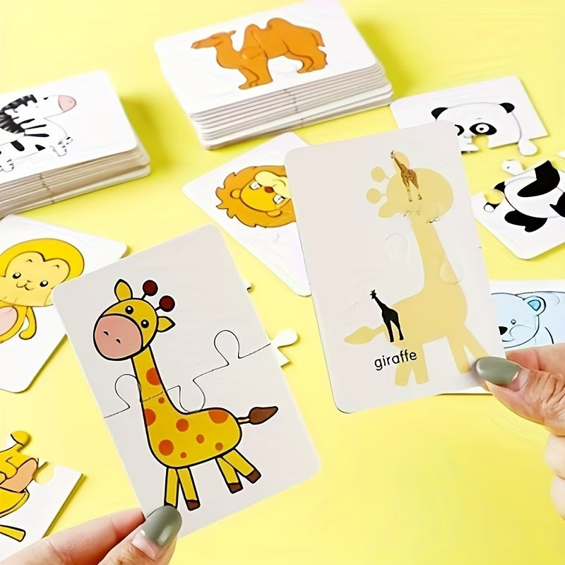 16-Piece Toddler Puzzle & Matching Game