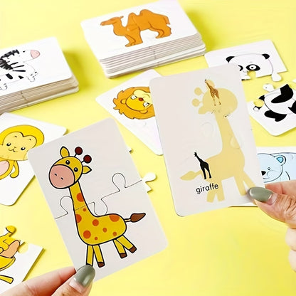 16-Piece Toddler Puzzle & Matching Game
