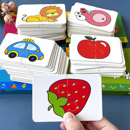 16-Piece Toddler Puzzle & Matching Game