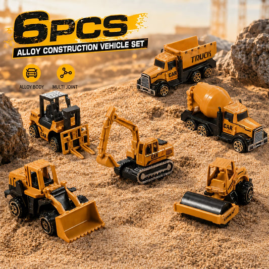 Mini Construction Vehicles Set