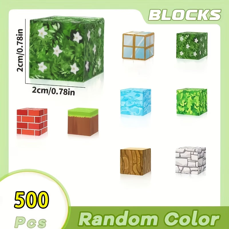 500-Piece Magnetic Building Blocks Set