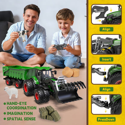 RC Tractor & Trailer Playset