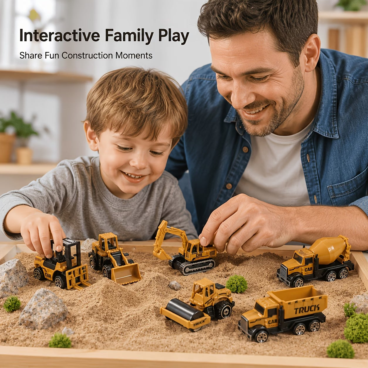 Mini Construction Vehicles Set
