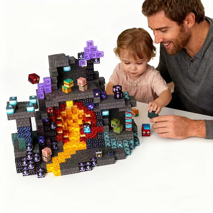 500-Piece Magnetic Building Blocks Set